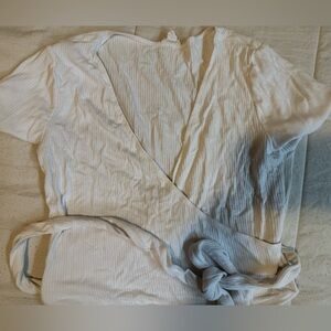 Garage Cream Wrap Blouse
